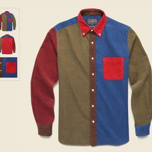 Beams+ Corduroy Panel Shirt